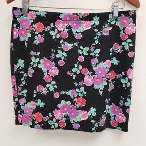 Candie's Floral Skirt Womens Size Large